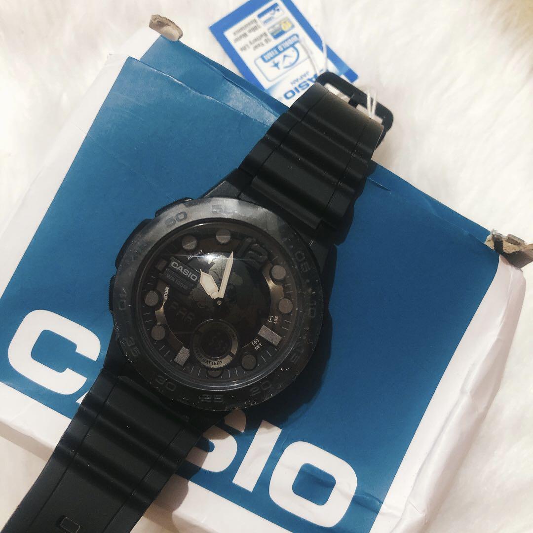 Casio AEQ 100 Telememo 30 Men s Fashion Watches Accessories Watches on Carousell
