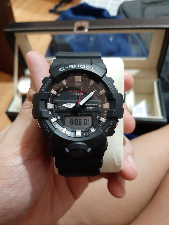Casio G Shock GA-800 Black, Men's Fashion, Watches \u0026 Accessories, Watches  on Carousell