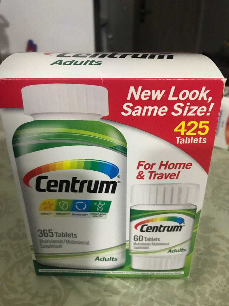 centrum adults multivitamin 425 tablets