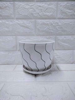 Ceramic pots 14x12.5cm