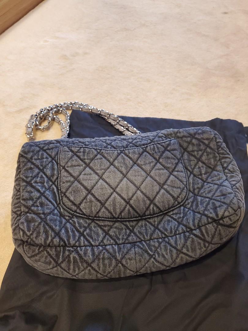 Chanel black denim flap bag, Luxury, Bags & Wallets on Carousell