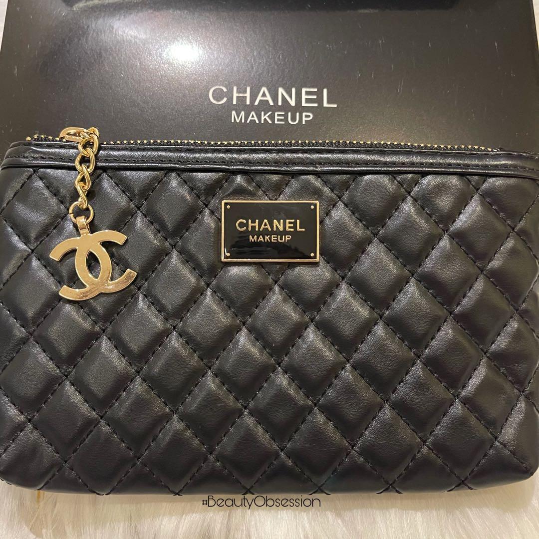 Chanel Makeup Pouch Authentic , Luxury, Bags & Wallets on Carousell