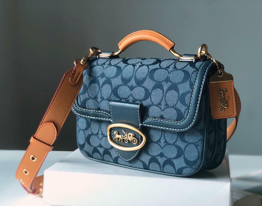 Coach cheap riley chambray