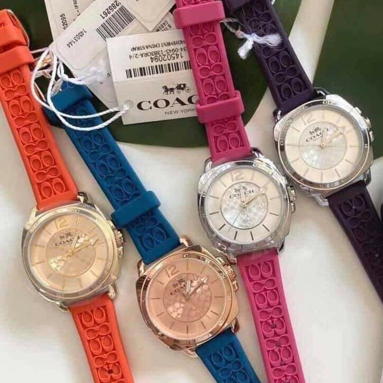 Coach rubber watch clearance