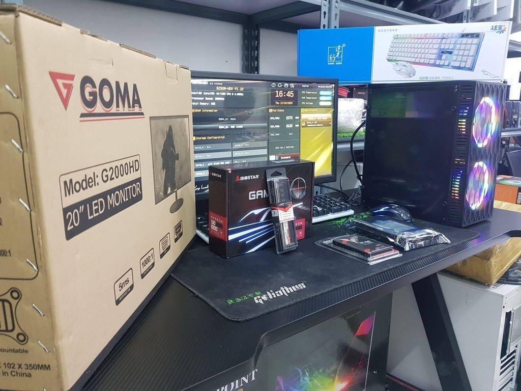 Core i5 7th gen! ATI RX560 4gb (Category: Desktops) located in Quezon City. Submitted by ayagilcerezo (Listing ID 1062635032, Image 3). Description: Brand new affordable budget meal gaming desktop set Powered by: Core i5 7th gen! ATI RX560 4gb 🦾Design for AAA GAMES 🦾Good for heavy gamers 🦾Good for work at home 🦾Good for study at home This is all brand new set 💯 Under 6mos warranty 💯 Specification : Core i5 7th generation intel processor Amd