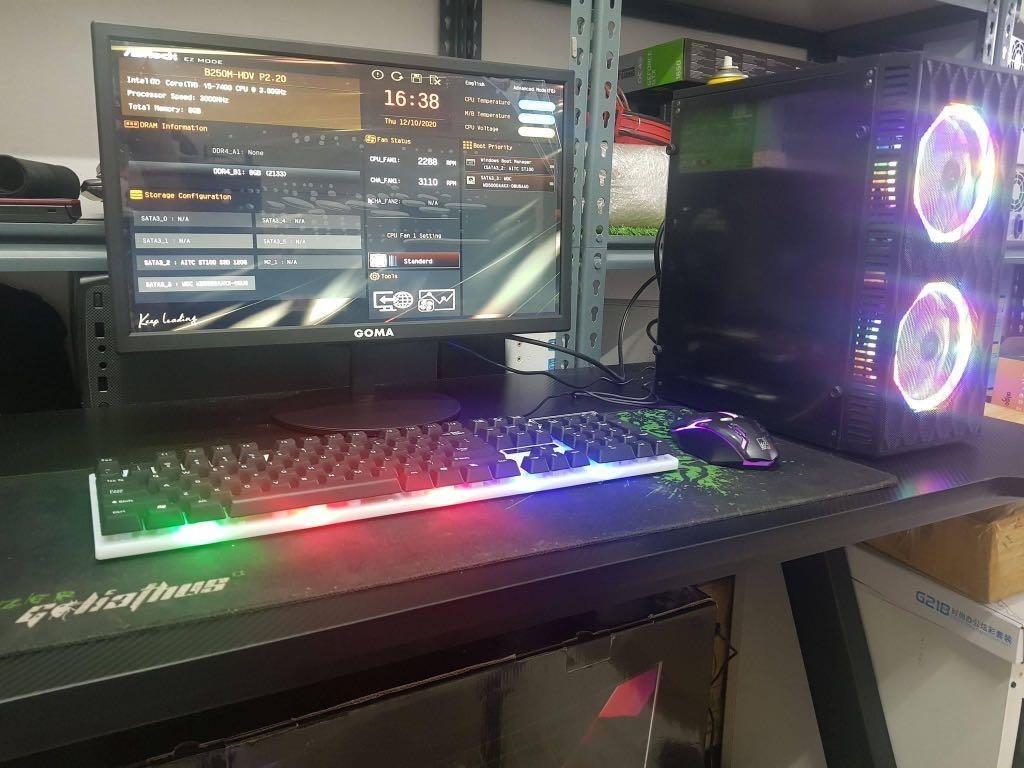 Core i5 7th gen! ATI RX560 4gb (Category: Desktops) located in Quezon City. Submitted by ayagilcerezo (Listing ID 1062635032, Image 2). Description: Brand new affordable budget meal gaming desktop set Powered by: Core i5 7th gen! ATI RX560 4gb 🦾Design for AAA GAMES 🦾Good for heavy gamers 🦾Good for work at home 🦾Good for study at home This is all brand new set 💯 Under 6mos warranty 💯 Specification : Core i5 7th generation intel processor Amd