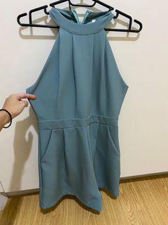Dark Teal Romper