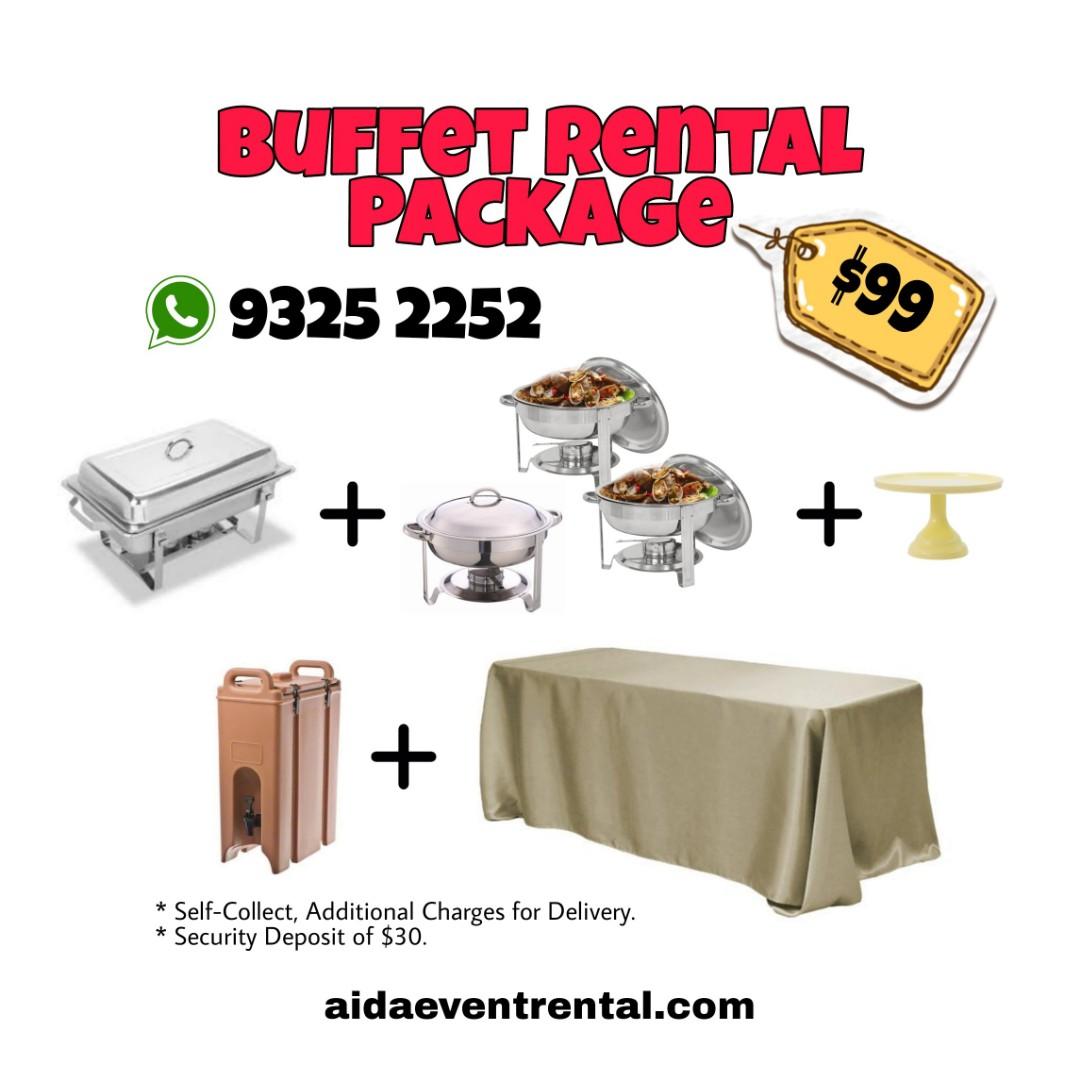 Buffet Package Promotion Buffets Dish, Chaffing Dish, Buffet Set, Buffet Tray, Chafing Dish