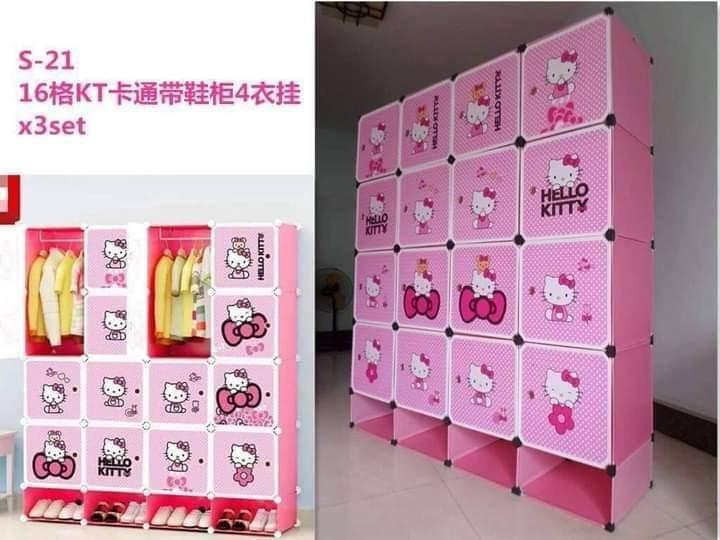 Diy Cabinet Hello Kitty Furniture Home Living Home Improvement Organization Home Improvement Tools Accessories On Carousell