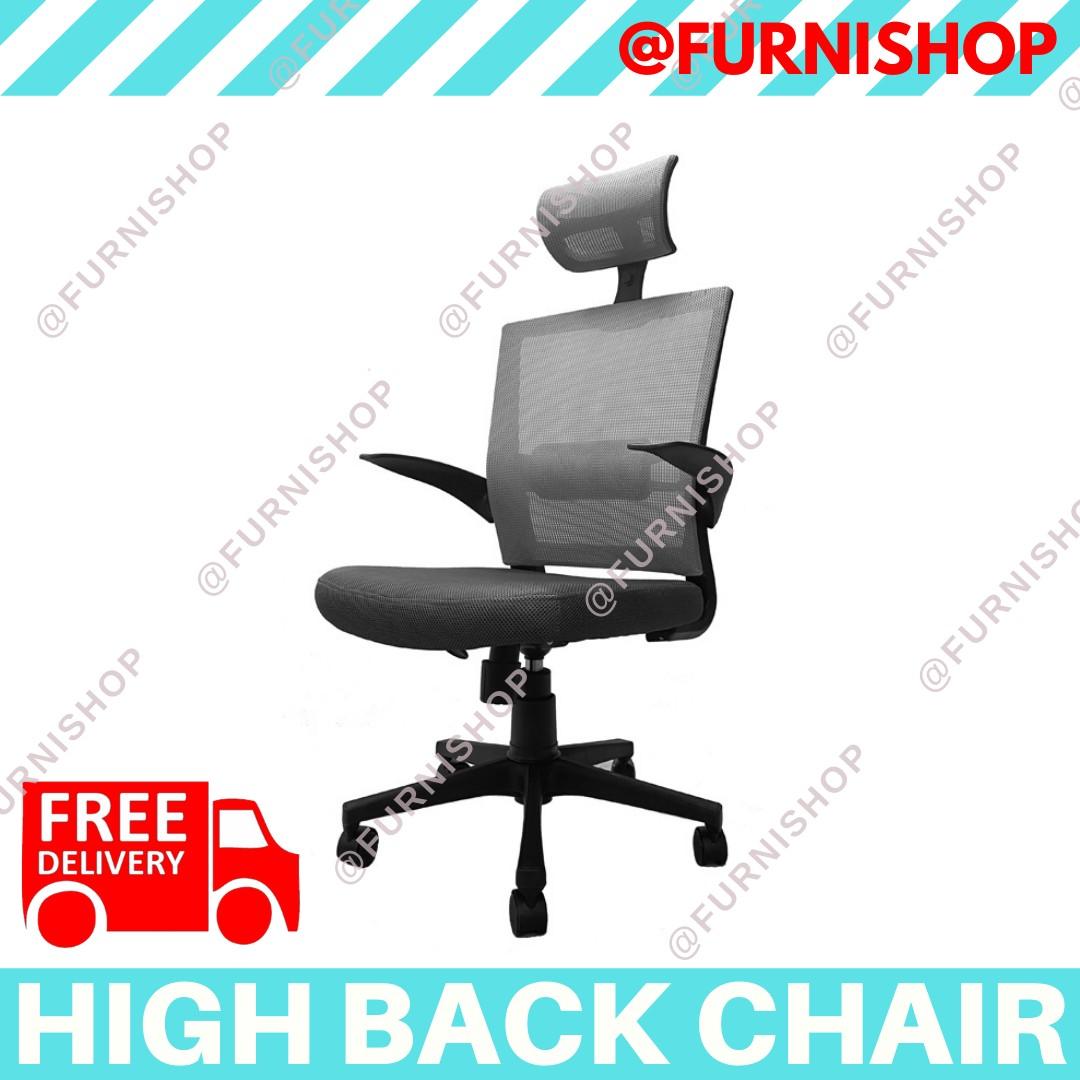 Free Delivery Assembly Ergonomic High Back Office Study Gaming Executive Chair Furniture Home Living Furniture Chairs On Carousell