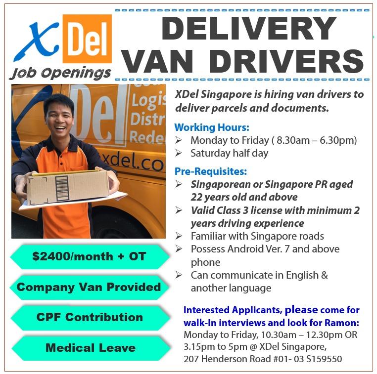 Van Delivery Driver (Van Provided 