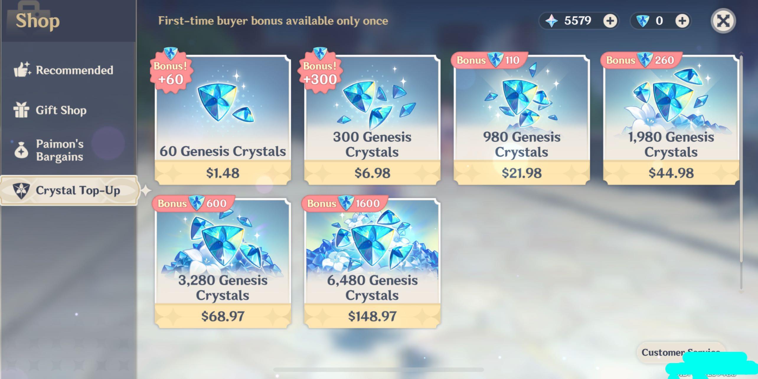 Genshin Impact Cost Of Primogems BEST GAMES WALKTHROUGH