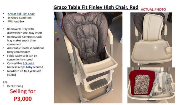 Graco table fit finley high chair hot sale