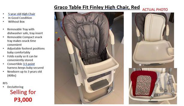 Graco table fit finley high chair discount