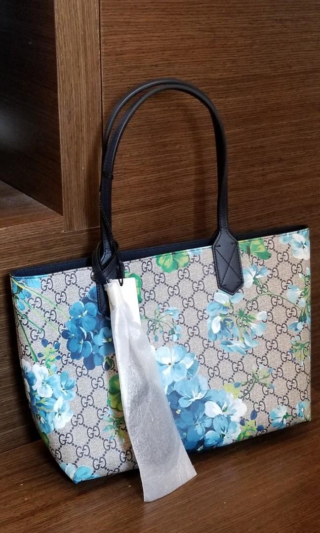 gg blooms reversible tote