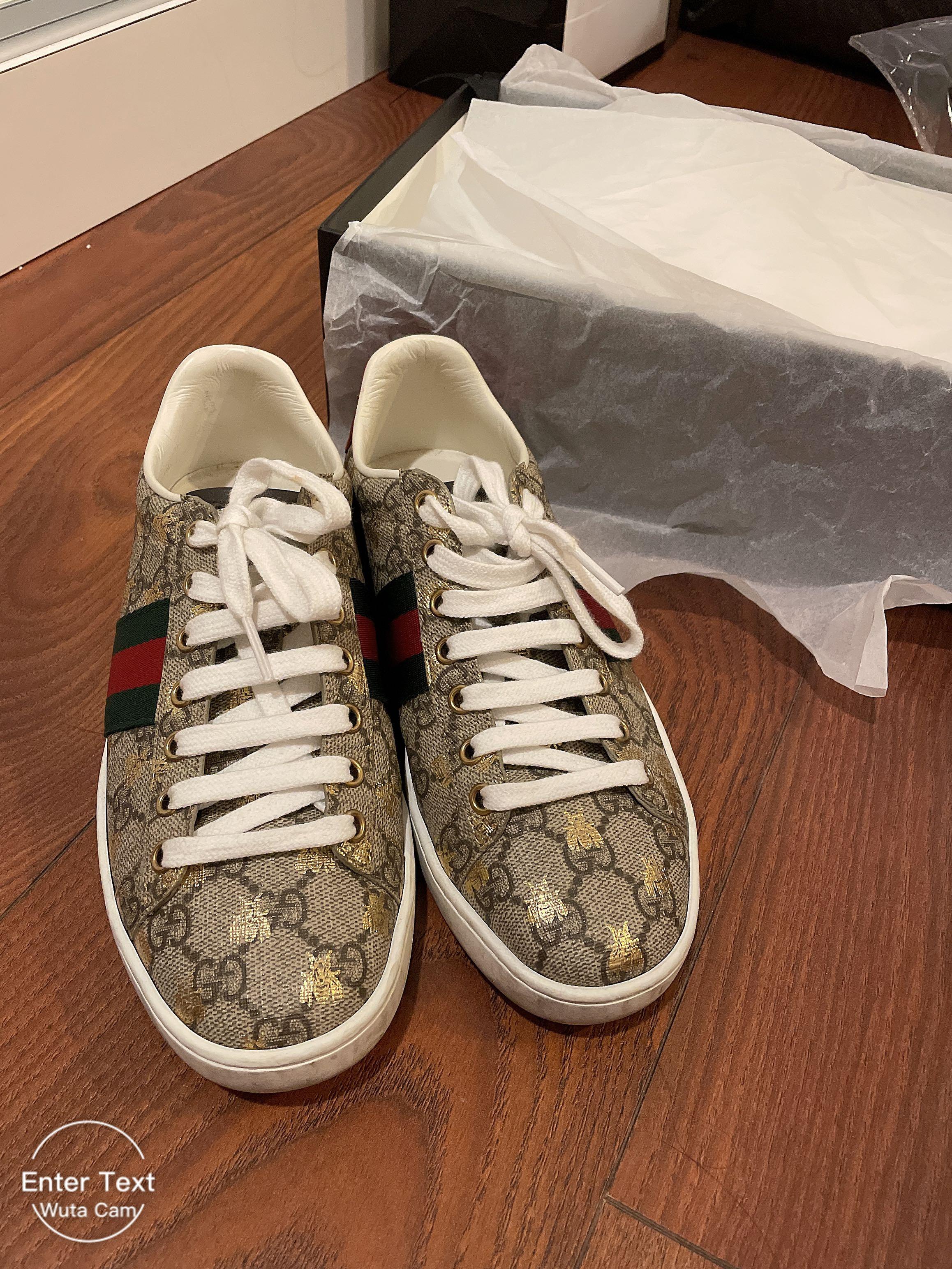 gucci shoes worn out