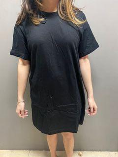 H&M black tshirt dress