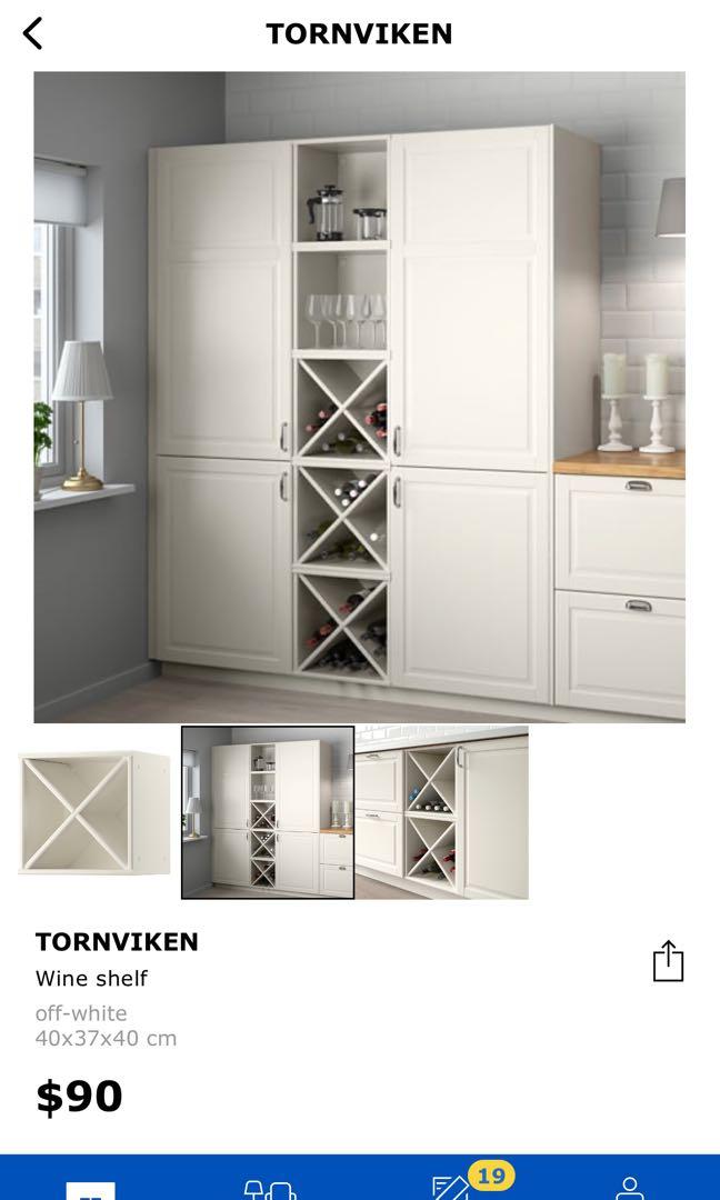 IKEA TORNVIKEN wine bottle shelf
