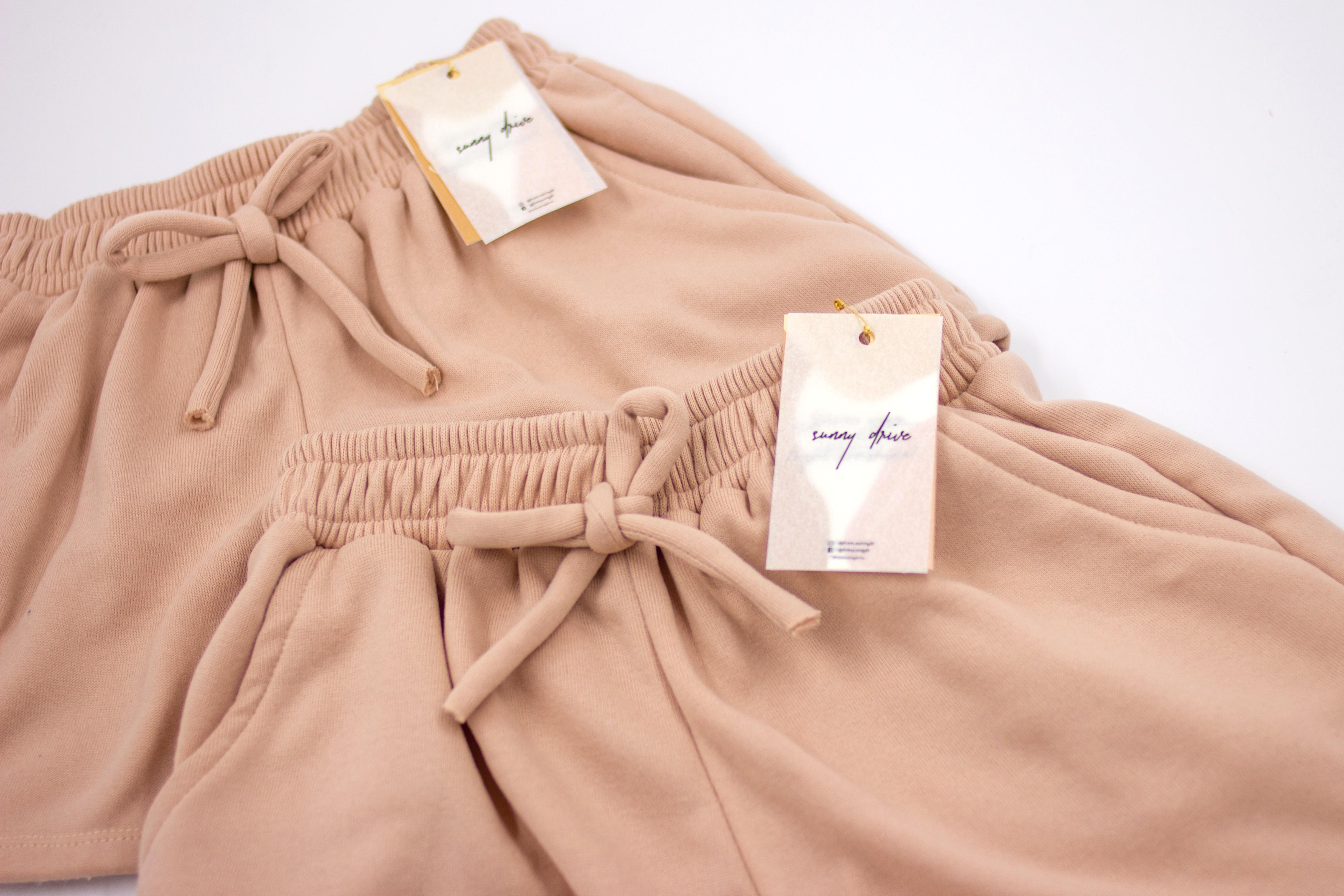 Jogger shorts (nude) (Category: Shorts) located in Manila. Submitted by bkcee (Listing ID 1062613297, Image 2). Description: - actual photos - new and unused - garterized with pockets - free size (fits XS-M petite) - soft and comfy.