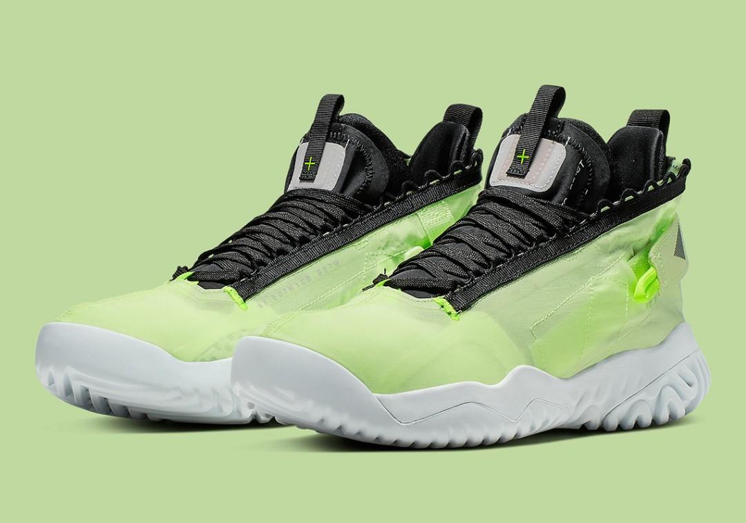 Jordan Proto React Barely Volt Basketball Shoes Size 10 Sz10 Men s Fashion Footwear Sneakers on Carousell