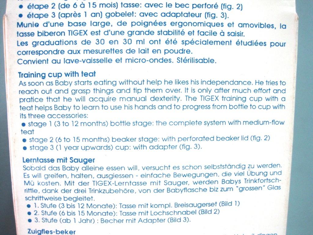 Kids Training Cup (Category: Toilet Training) located in Manila. Submitted by thekidshop (Listing ID 1048469836, Image 2). Description: 🔅Helps babies to progress from bottle to cup in 3 stages: Stage 1: Bottle Stage (3-12 months) Stage 2: Beaker Stage (6-15 months) Stage 3: Cup (1 year onwards New Stored.