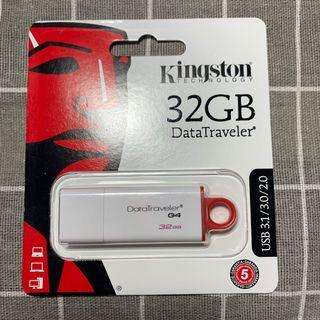 Kingston 32GB隨身碟 金士頓 USB （全新未拆）