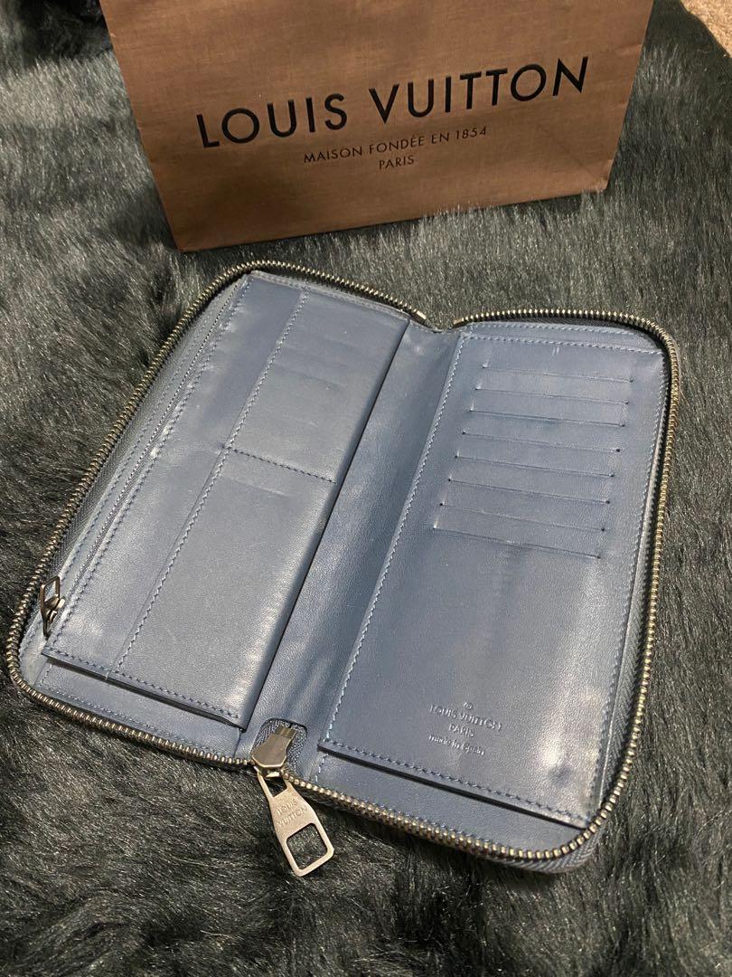Louis Vuitton Fusian Damier Infini Leather Zippy Vertical Wallet