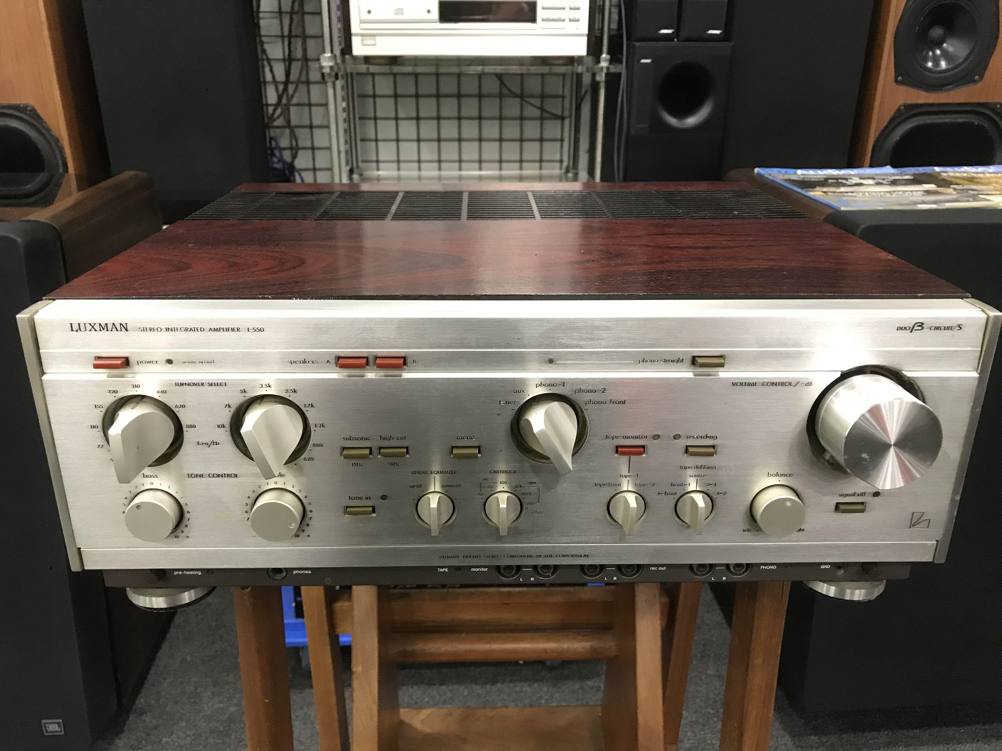 Luxman L550 Class A amplifier, Audio, Other Audio Equipment on