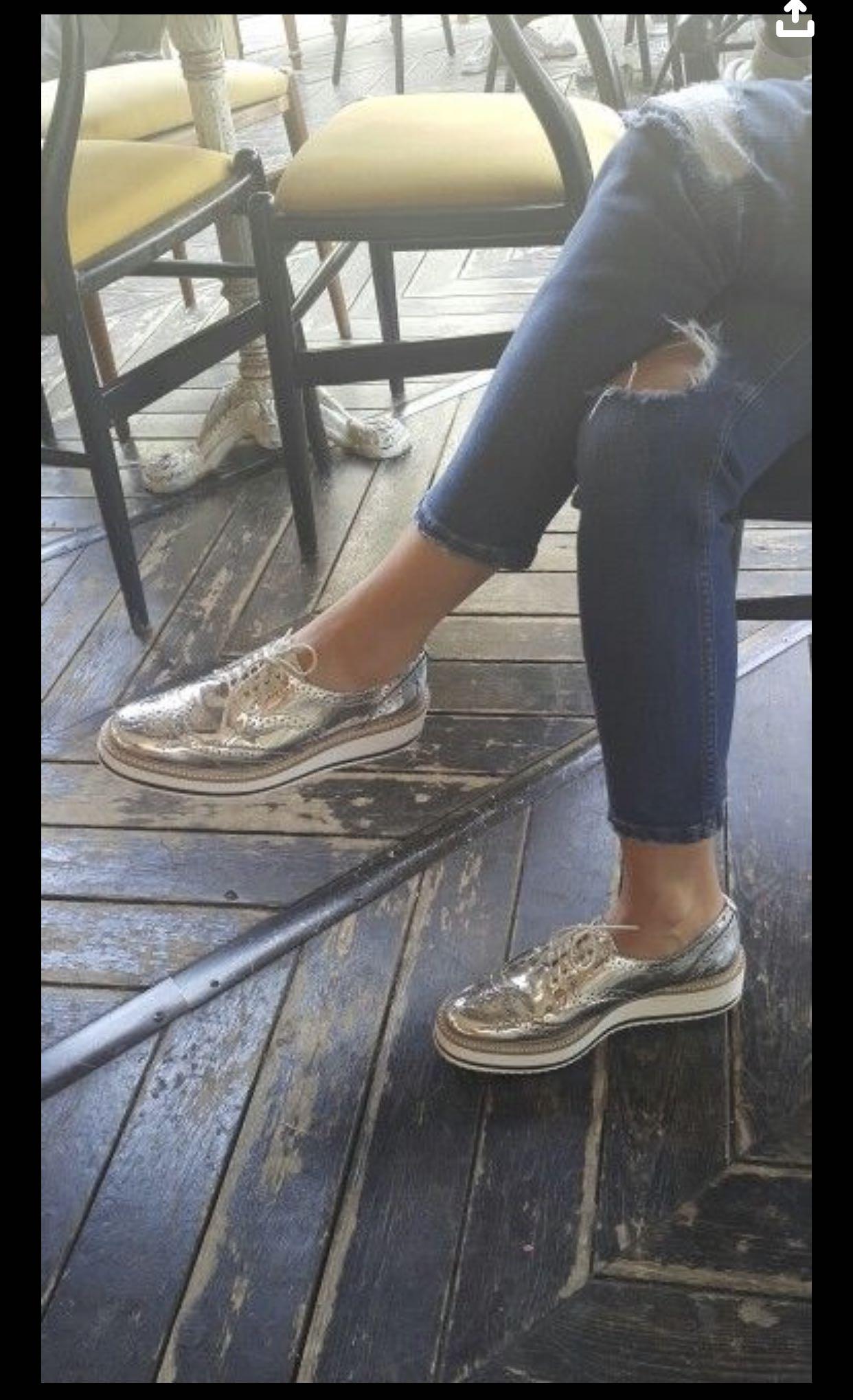 Steve madden top platform oxford