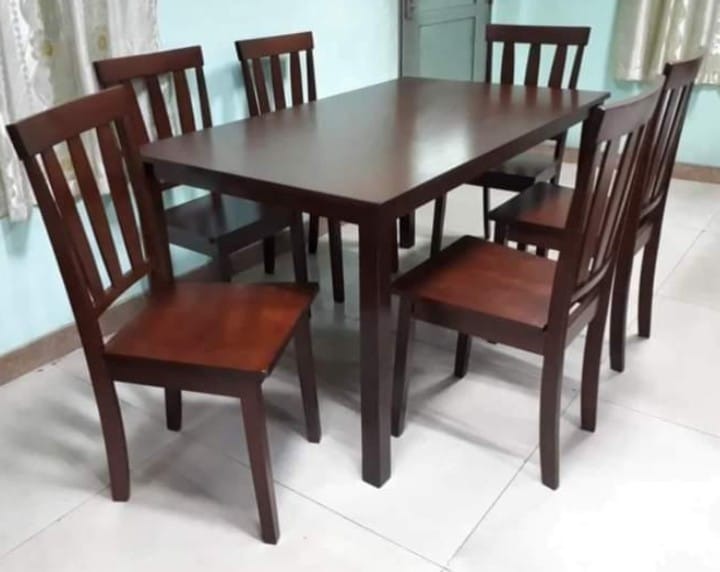 Malaysian Wood Dining Set Furniture Home Living Furniture