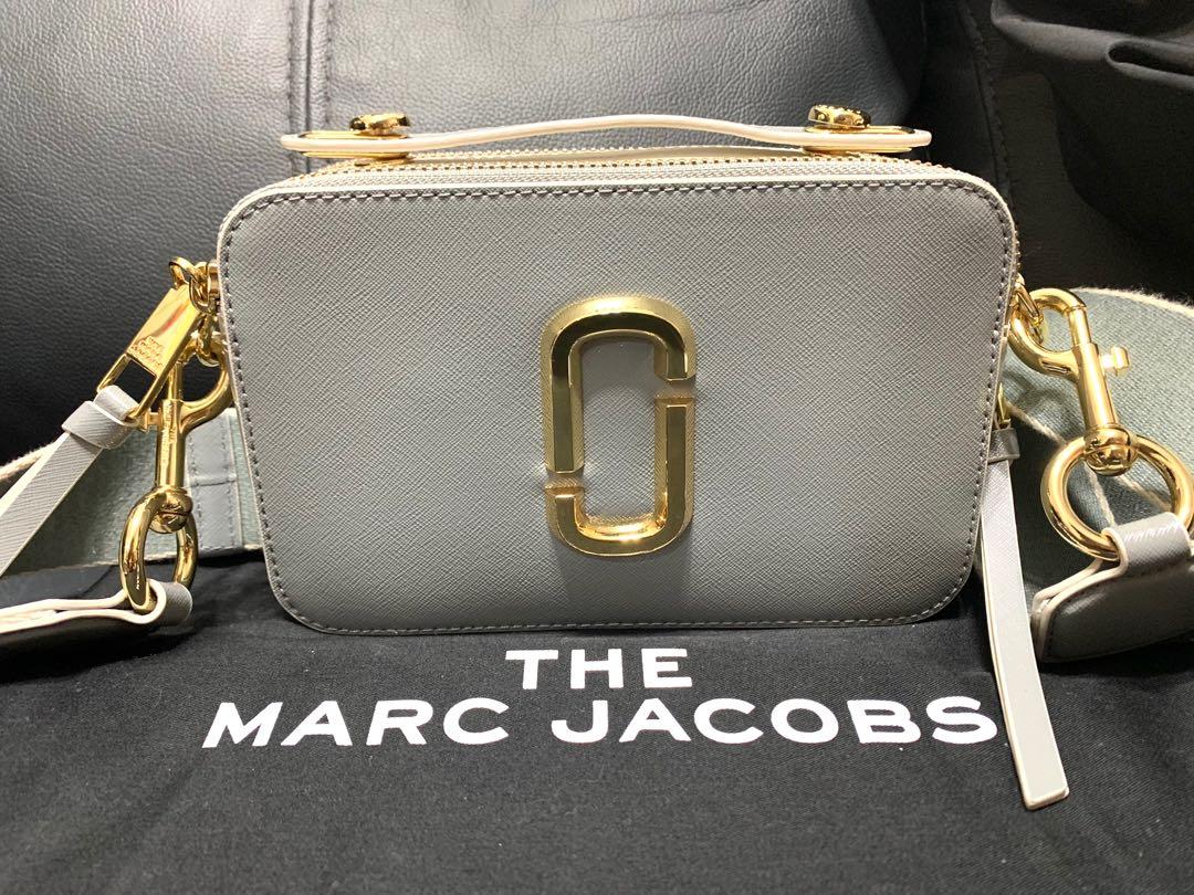 Marc jacobs sure shot snap shot bag rock grey