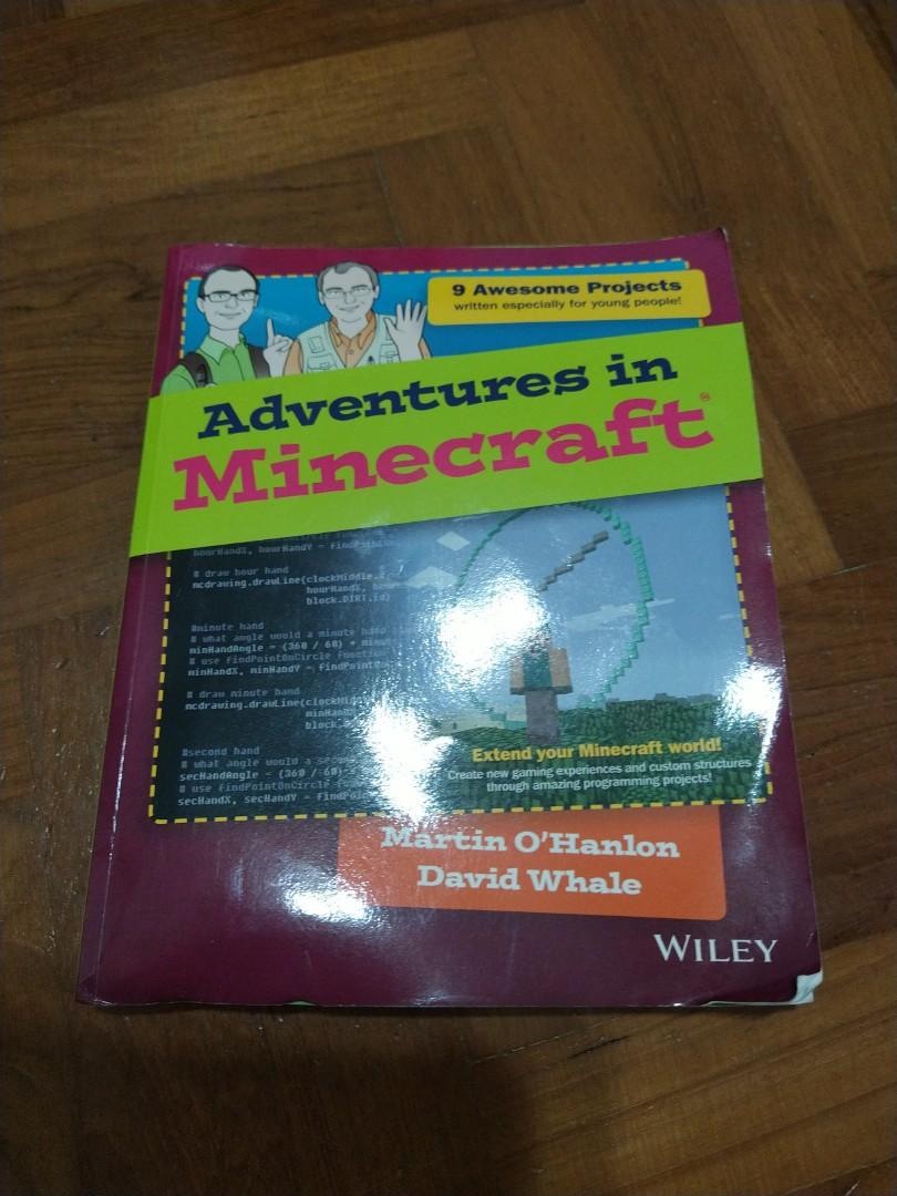 Minecraft Coding book (Category: Children's Books) located in Singapore. Submitted by neoamly (Listing ID 1062591923, Image 1). Description: Old Minecraft coding book for old Java Edition. May not be up to date. Book is a little bent, back cover is slightly yellowed. Not for fussy..