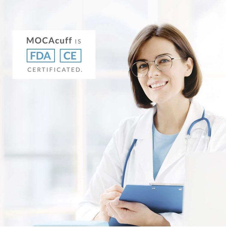 MOCACuff Bluetooth Blood Pressure Monitor Wrist, Fully Automatic