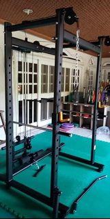 Multi Function Power Rack with Landmine - home and gym equipment