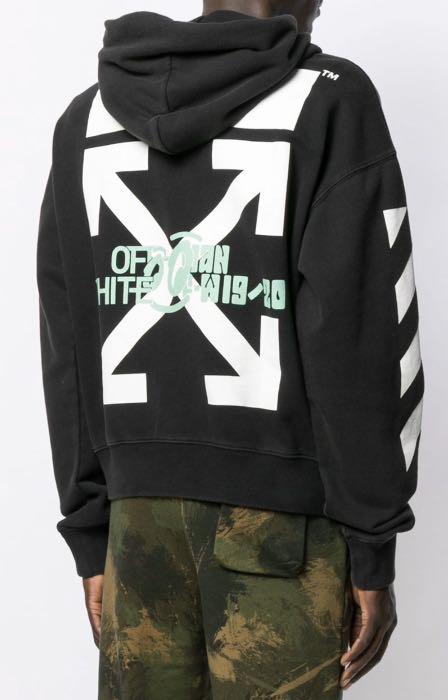 Off white hoodie waterfall online
