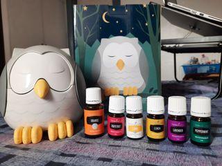 Owlie Young Living Diffuser Humidifier + 5ml Lemon Vitality (Free Shipping)