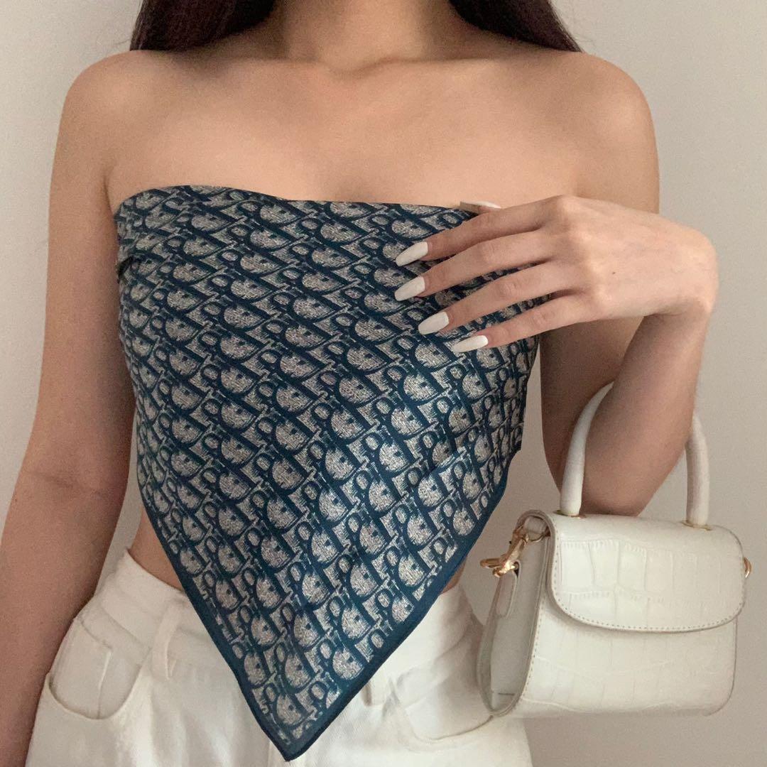 Dior silk scarf top clearance