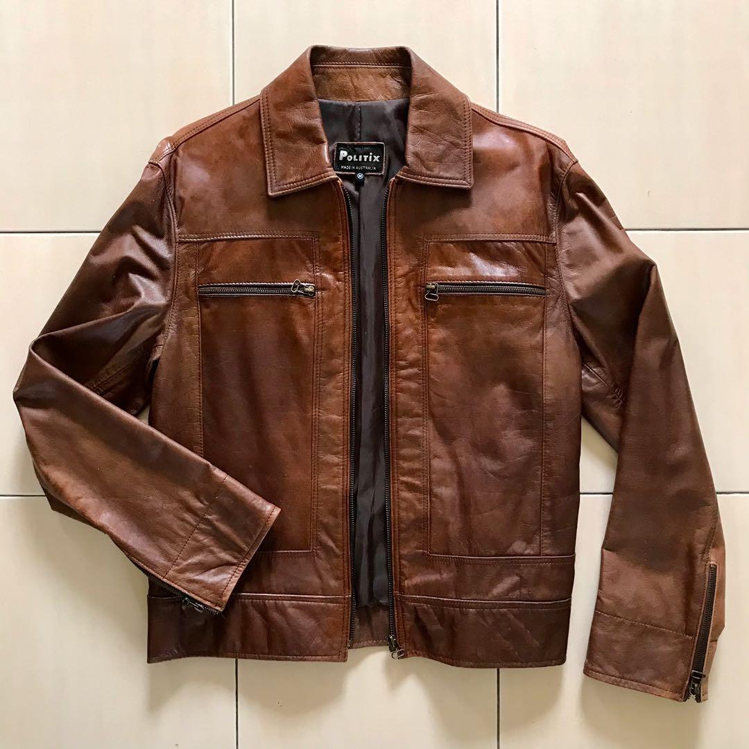 Politix outlet leather jacket