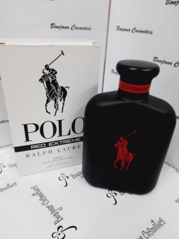 POLO RED Extreme ralph lauren PARFUM 125ml TESTER Packaging Beauty Personal Care Fragrance Deodorants on Carousell