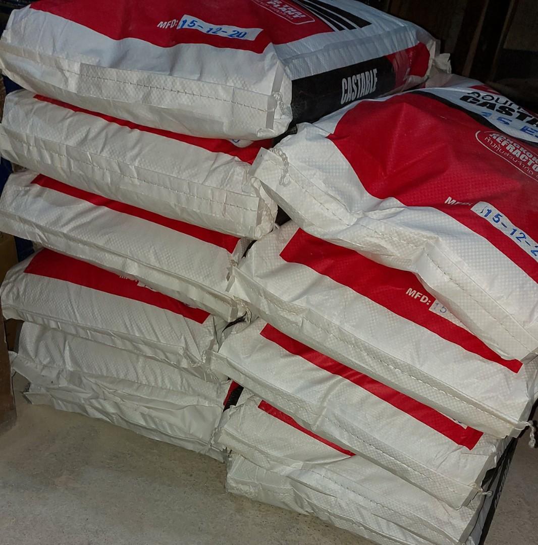 Refractory Castable 13ES / High Temperature cement / Pugon Cement / Refactory Cement (Category: Construction Tools & Equipment) located in Valenzuela. Submitted by oven.equipment.supplier.2020 (Listing ID 1061770017, Image 3). Description: Original BST "Castable 13ES" Cement Country of origin : 🇹🇭Thailand. Manufacturer : Bangkok Seng Thai Limited Partnership. Packing weight: 25kg. Temperature: 1350deg C. Clarification: Special application conve