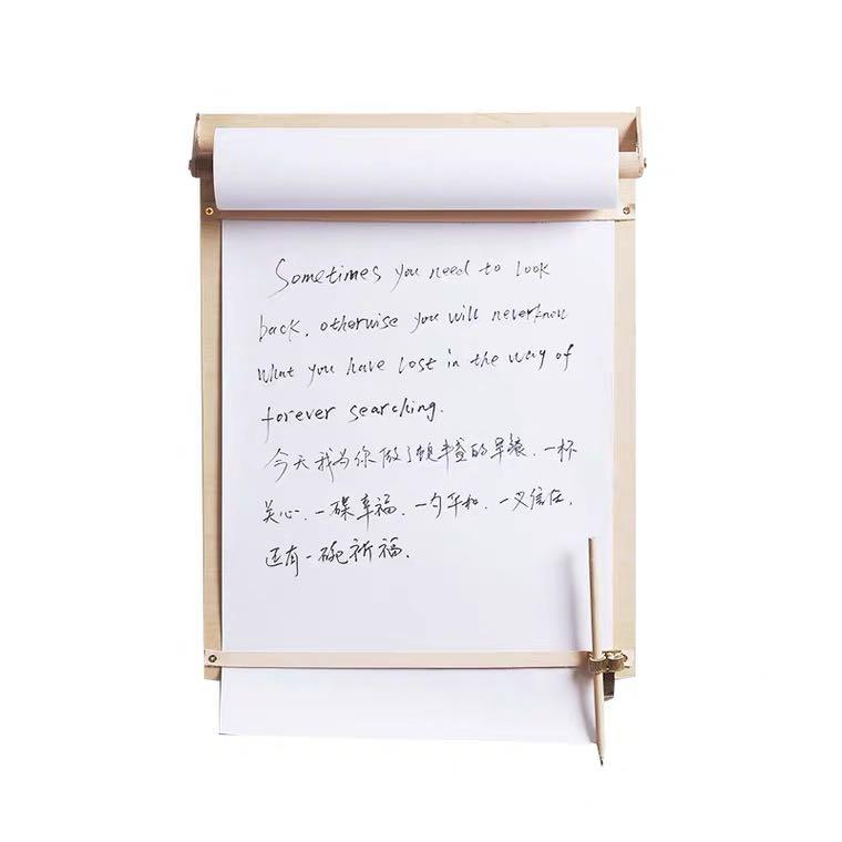 Roller Notepad Roller wooden note board , Furniture & Home Living, Home Improvement ...