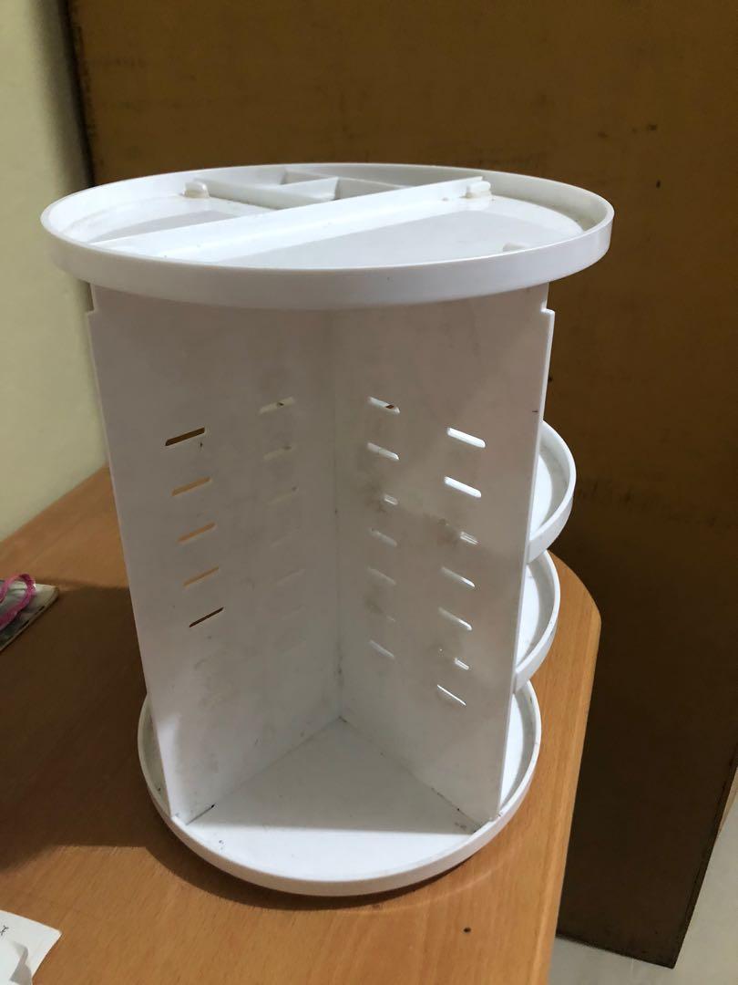 rotating shoe tower on Rotating Organizer Furniture Home Living Home Improvement Organization Storage Boxes Baskets On Carousell