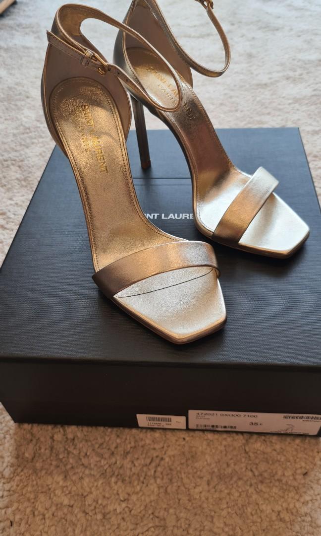 Matte gold sandals sale