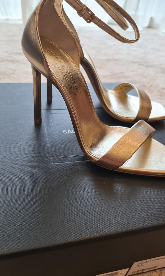Matte gold high new arrivals heels