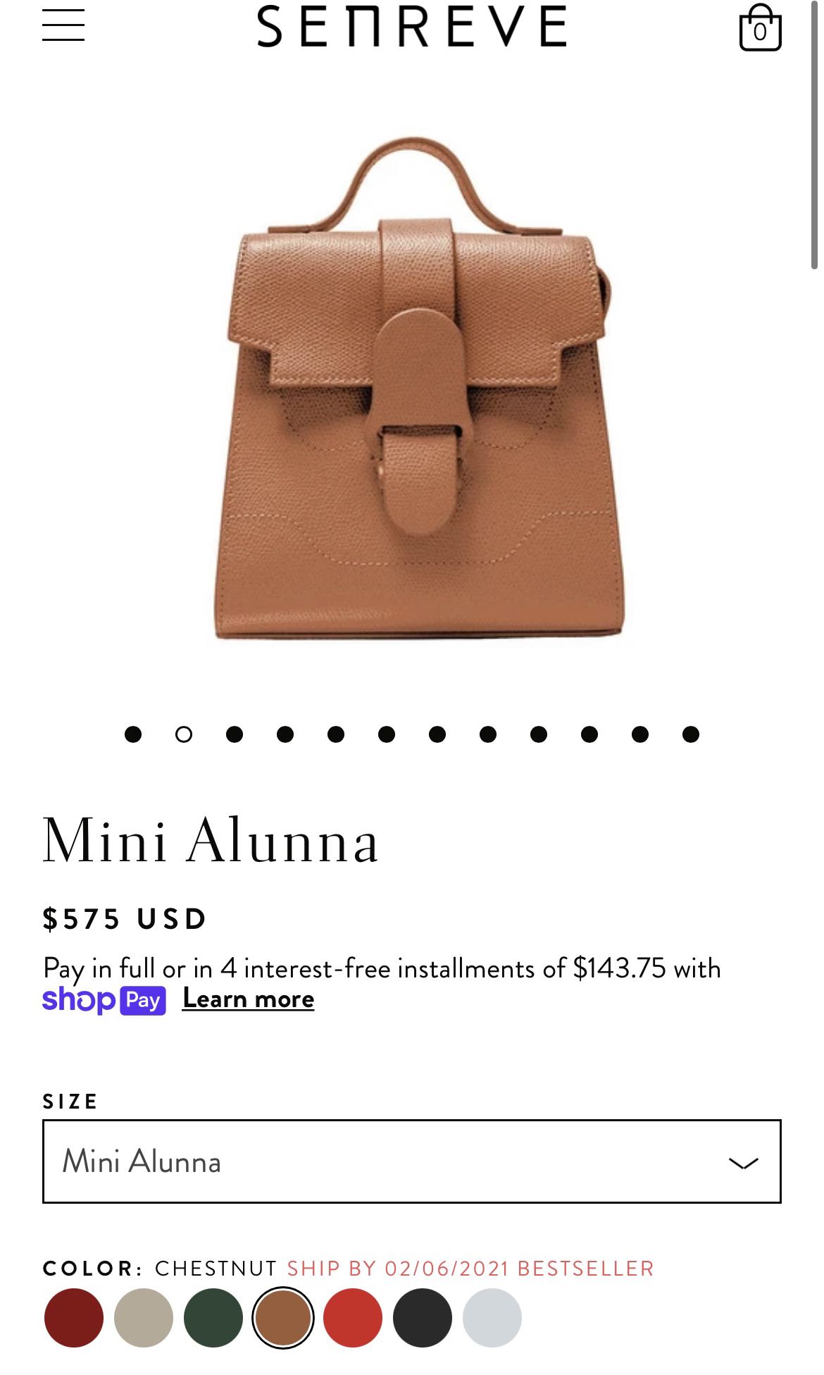Last Chance, Mini Alunna Bag
