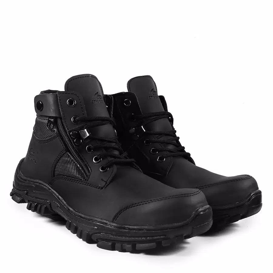 zipper safety boots