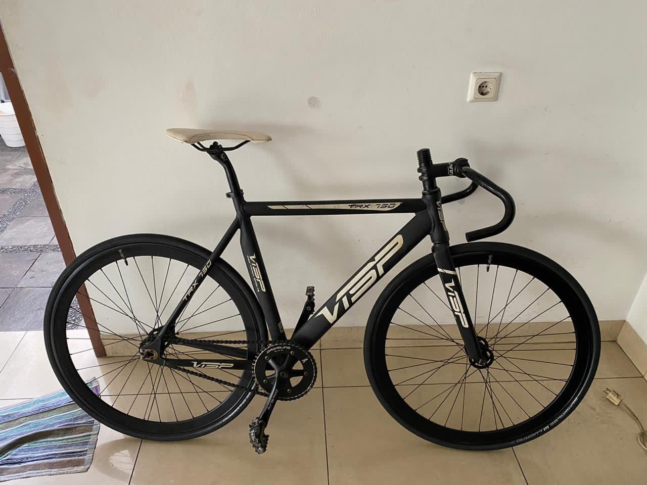 Sepeda Fixie frame VISP monochrome size M 52