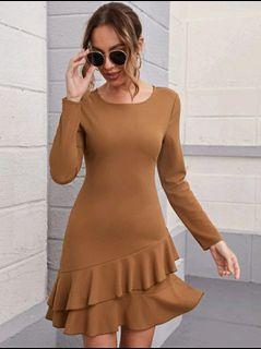 SHEIN Brown Dress
