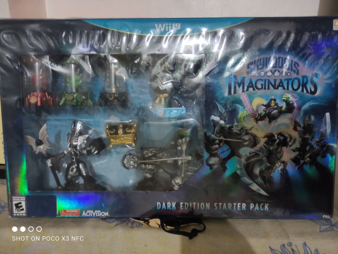 Skylanders Imaginators Dark Edition Video Gaming Gaming Accessories Interactive Gaming Figures On Carousell Dark king pen dark golden queen dark wolfgang fire crystal life crystal dark crystal gold chest. carousell