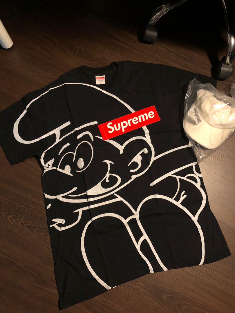 Supreme smurf tee black clearance